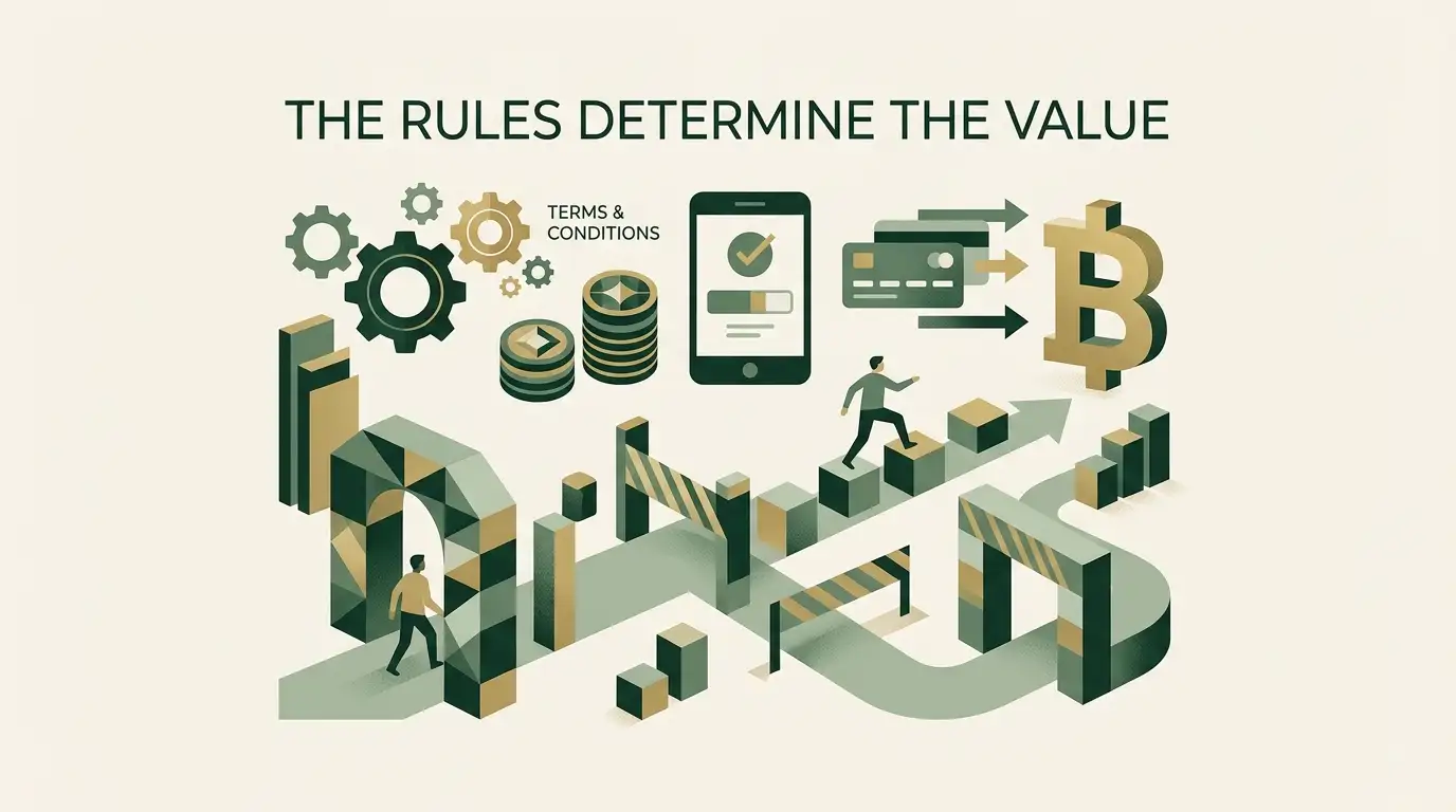 Illustration: Bonus value depends on the rules you can actually clear