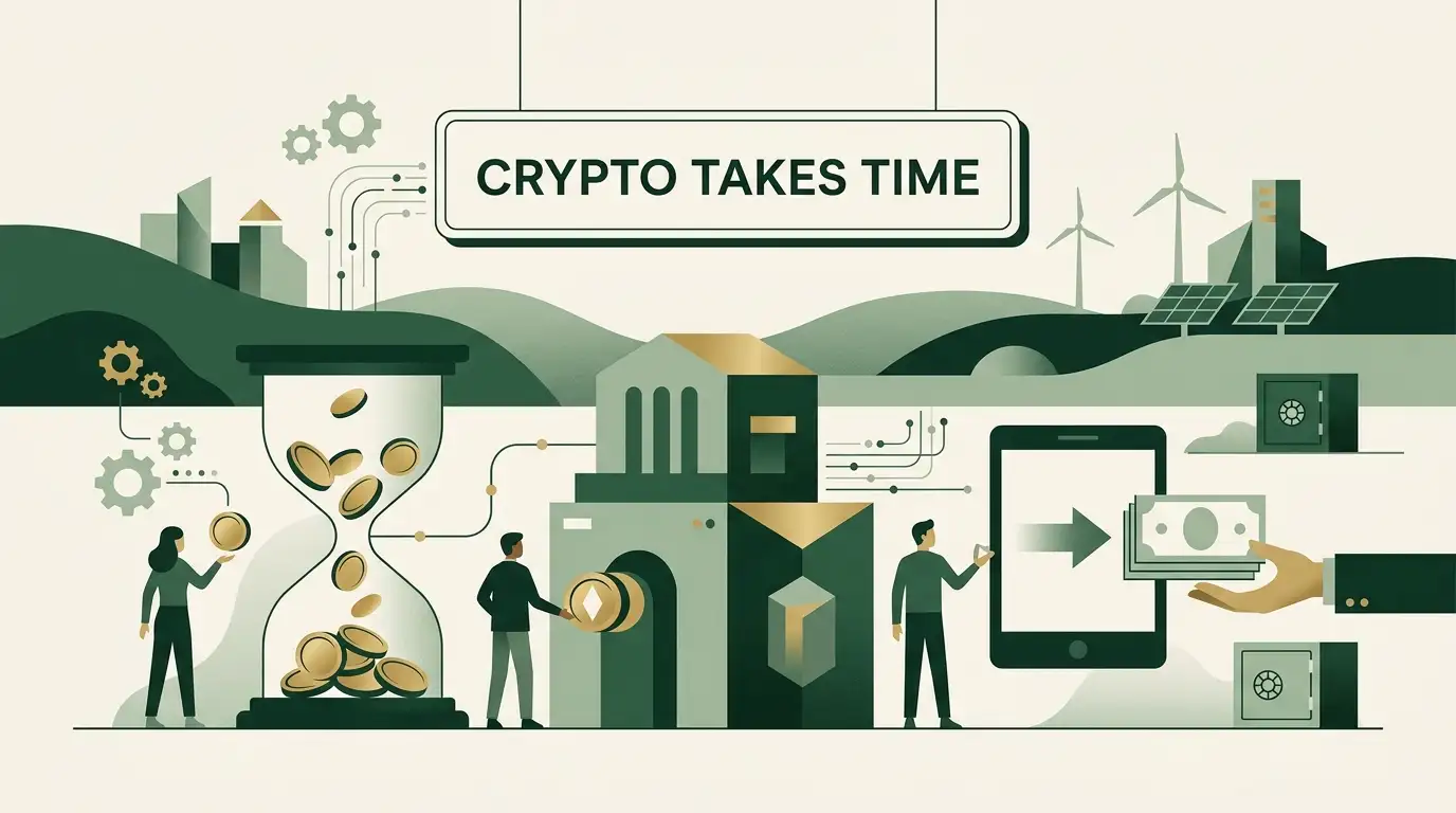 Illustration: Crypto is not simply the same thing as instant cashout
