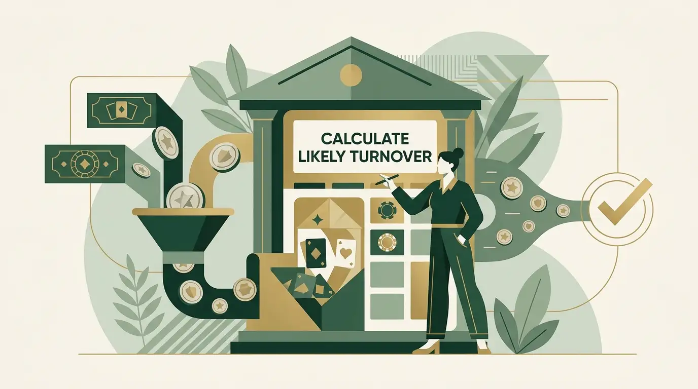 Illustration: Step 2: calculate the likely turnover