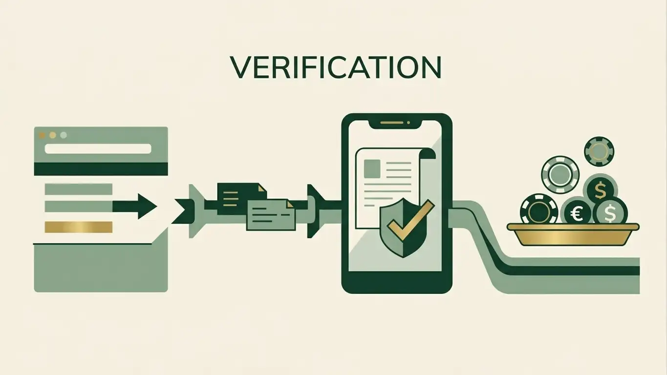 Illustration: Verification can follow the deposit route
