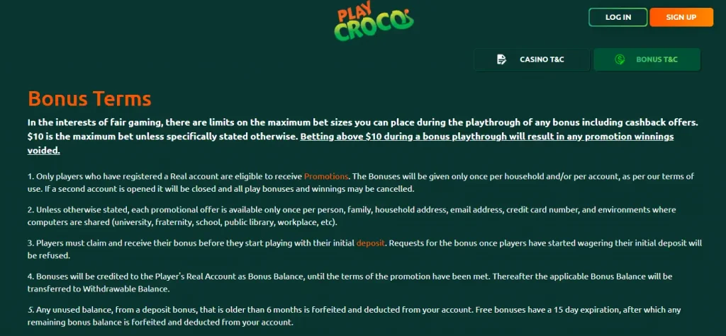 PlayCroco Bonus in Australia: Current Offer, Code and Core Rules